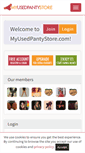 Mobile Screenshot of myusedpantystore.com